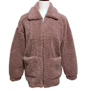 Thread & Supply NWT Full Zip Teddy Sherpa Jacket Women XS